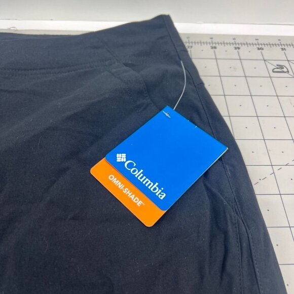 Columbia Women's Anytime Outdoor Long Shorts - Black Sz. 14 UPF-50 NEW~~ - Picture 2 of 7